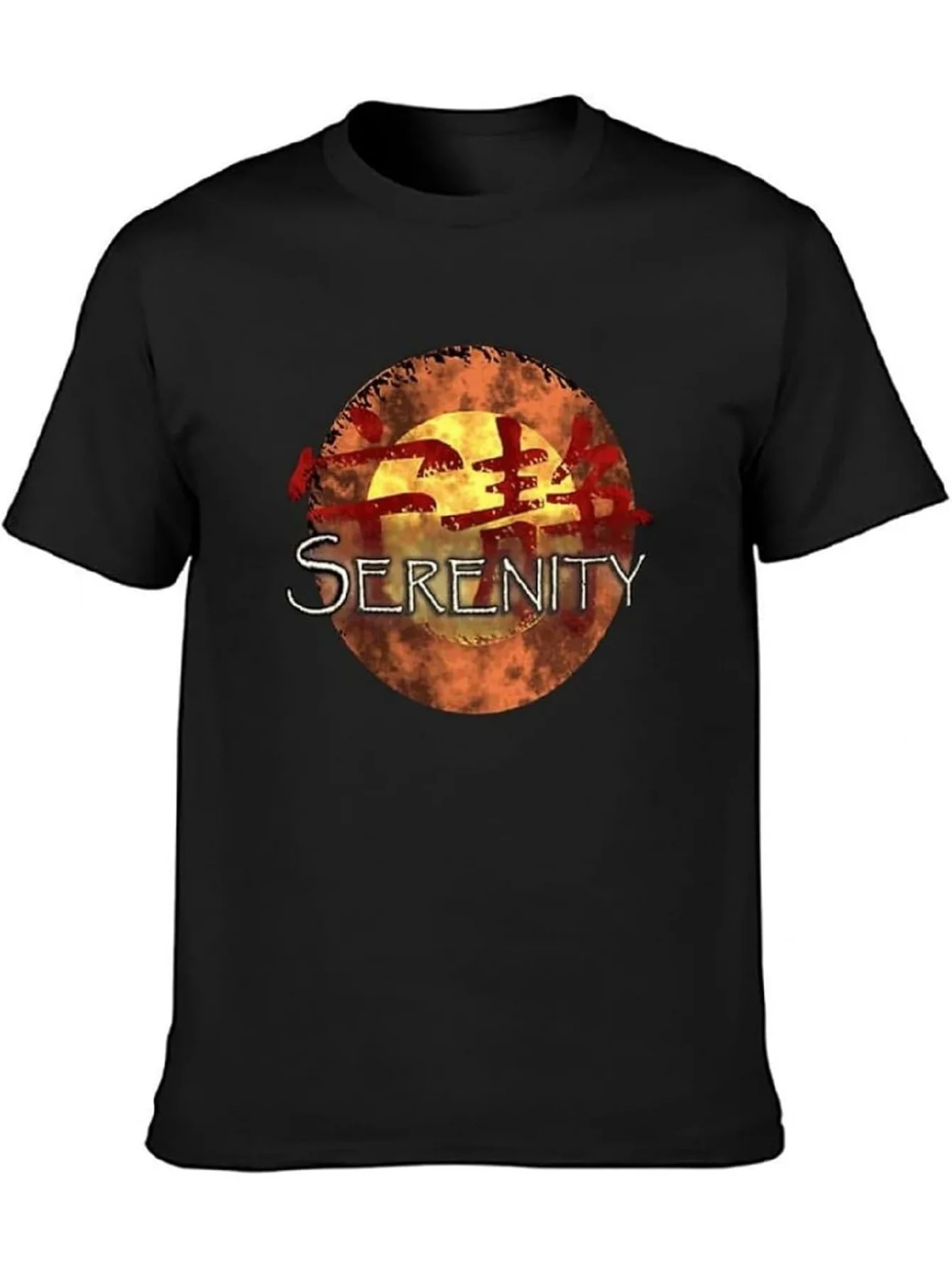 Serenity Firefly Retro Movie Symbol Men's T-Shirt, Cotton Printed T-Shirt  Couple's All-Season Streetwear  graphic t shirts