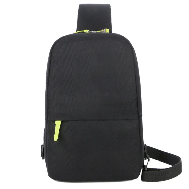 Japanese Casual Men's Chest Bag Ultra-light Waterproof Outdoor Travel Nylon Crossbody Bag Portable Mobile Phone Bag