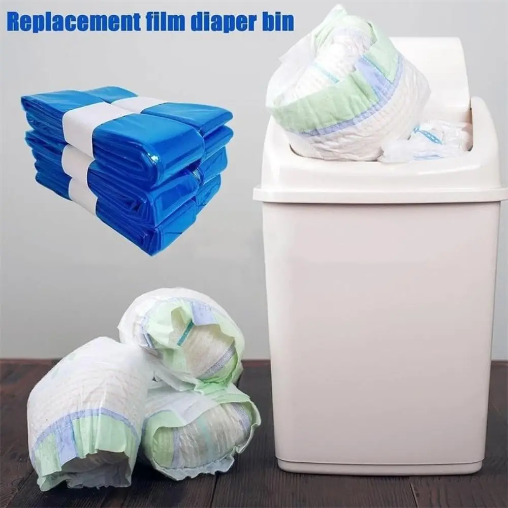 Tear-Resistant Diaper Trash Bags Thickened Deal with Odors Effectively Nappy Bin Refills Nursery Rooms Living Rooms Refill Bags