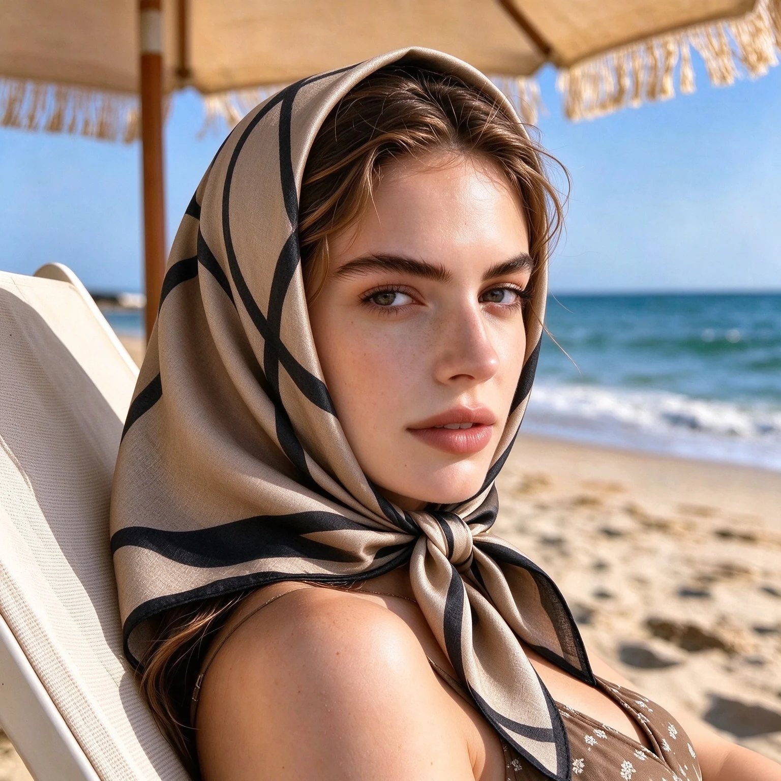 2026 New Print Cotton Linen Feeling Square Scarf Women Soft Hairband Neckerchief Office Hijab Winter Foulard Bag Ribbons Gift