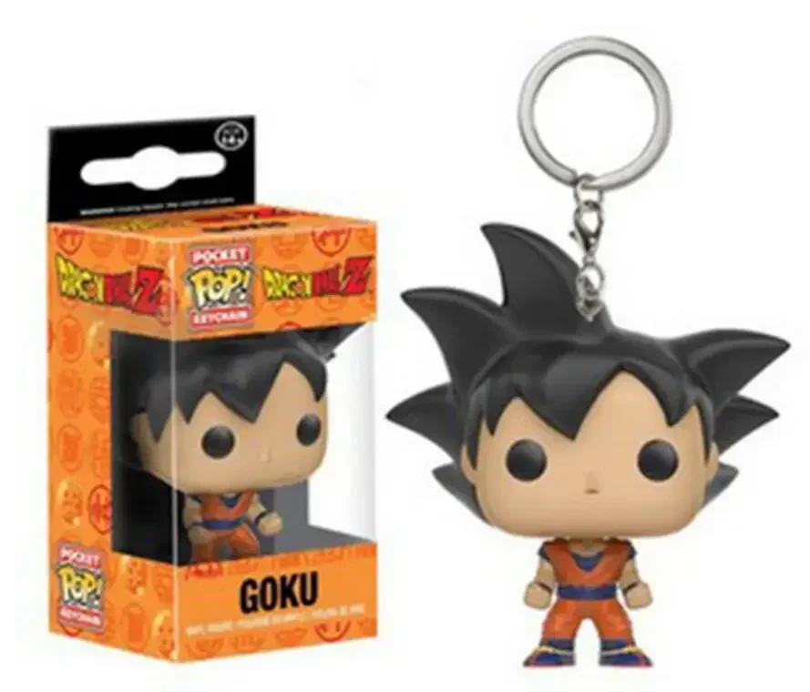 FUNKO POP Keychain Toy Dragons Ball Z Gohan 4th FORM FRIEZA Perfect Cell Master Roshi Keychains Action Collection Figure Toys - view 2