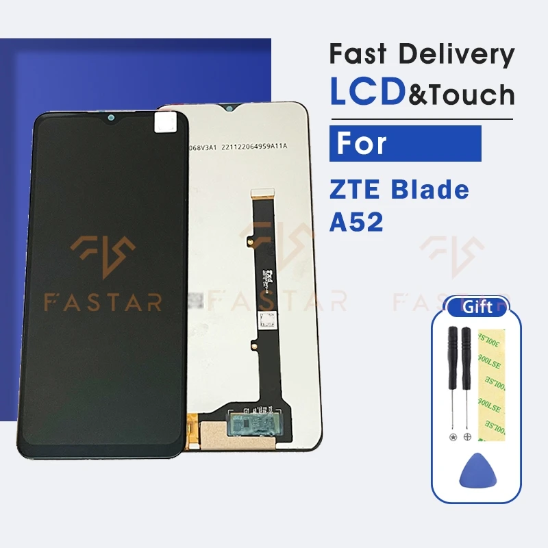 

6.52"Tested For ZTE Blade A52 LCD Screen Display Touch Digitizer Assembly Replacement Phone Screen