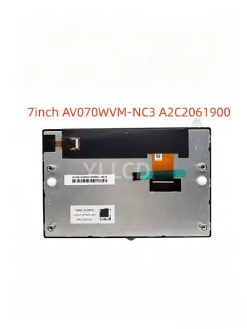 AV070WVM-NC3 A2C2061900 7 Inch High Brightness LCD Screen For Peuge/ot Car DVD Navigation Original Inner Display Panel
