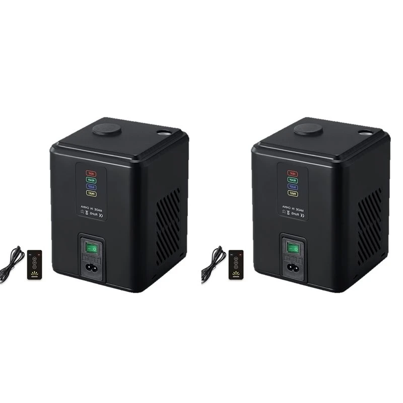 2X Mini Cold Spark Machine Portable FX Effects For Weddings Events Auto Safety Cutoff EU Plug-PZZW