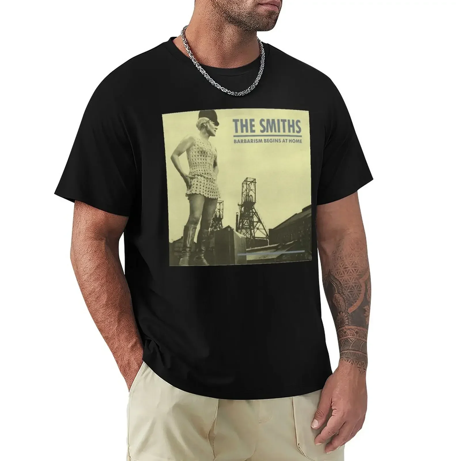 The Smiths - Barbarism Begins At Home T-Shirt anime figures customs essential t shirt men t shirt