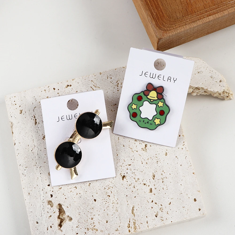 

25 шт. водонепроницаемый белый подвесной дисплей из ПВХ-картона для броши, заколки для волос, стоячий держатель, бирки, принадлежности для упаковки ювелирных изделий