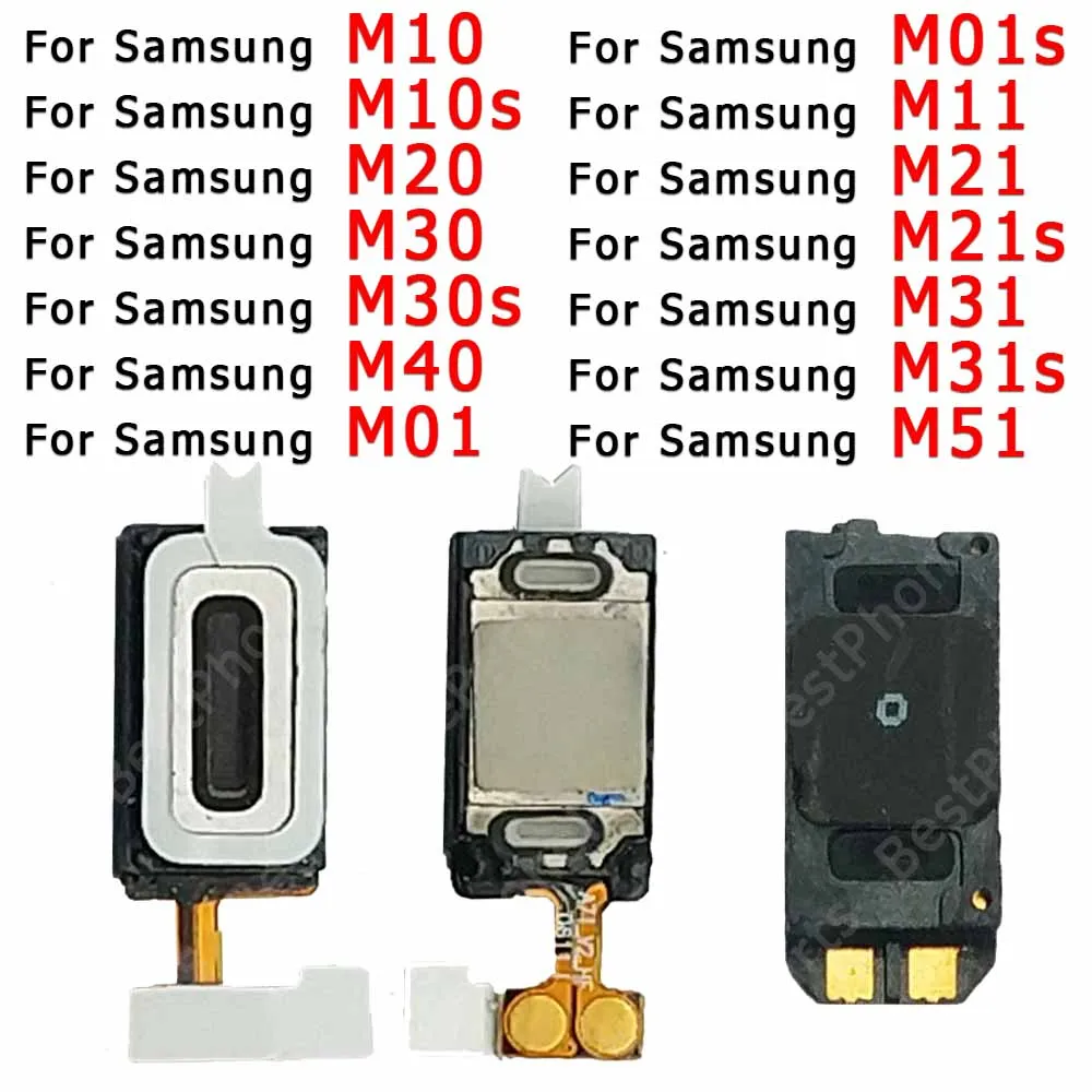 Top Ear Speaker Receiver For Samsung Galaxy M10 M20 M30 M30s M40 M01 M11 M21 M21s M31 M31s M51 Earpiece Earphone