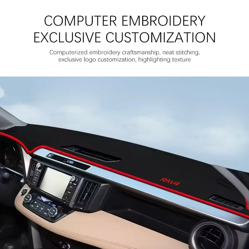 Car Dashboard Mat Sun Shade For Toyota RAV4 2013 2014 2015 2016 2017 2018 RAV 4 XA40 Instrument Desk Cover Accessories view 4