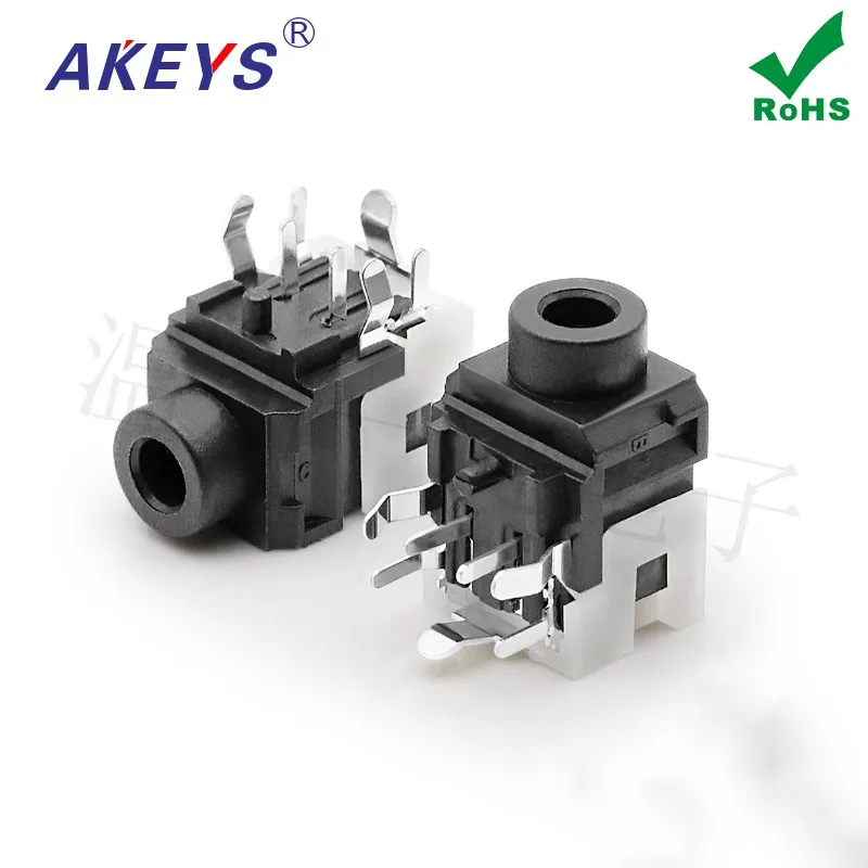 10 pcs One-click PJ-335 Power Socket 3.5 Headphone Socket 7-pin socket 3 fixed foot 3.5MM socket master