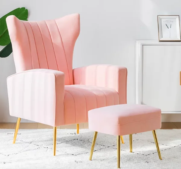

Hot Sales Light luxury living room, rental room, apartment bedroom, sofa chair, internet famous clothing store chair, small-size
