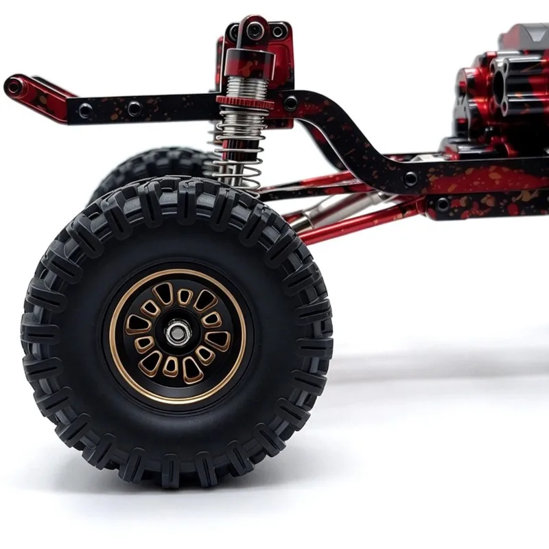 MACH-RC Car Upgrade Bead-Lock Wheel And Tire Assembly Kit For MJX 1/18 H18P RC Car Upgrade Accessories