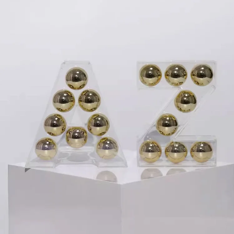 Moderne einfache transparente Acryl-Buchstabenverzierung, Heimdekoration, Wohnzimmer, Eingang, Desktop-Handwerksplatzierung