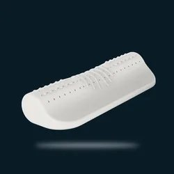 Natural Latex Pillow Medium Support Bed Pillow Helps Relieve Pressure Gift with Removable Cotton Cover for Back Stomach