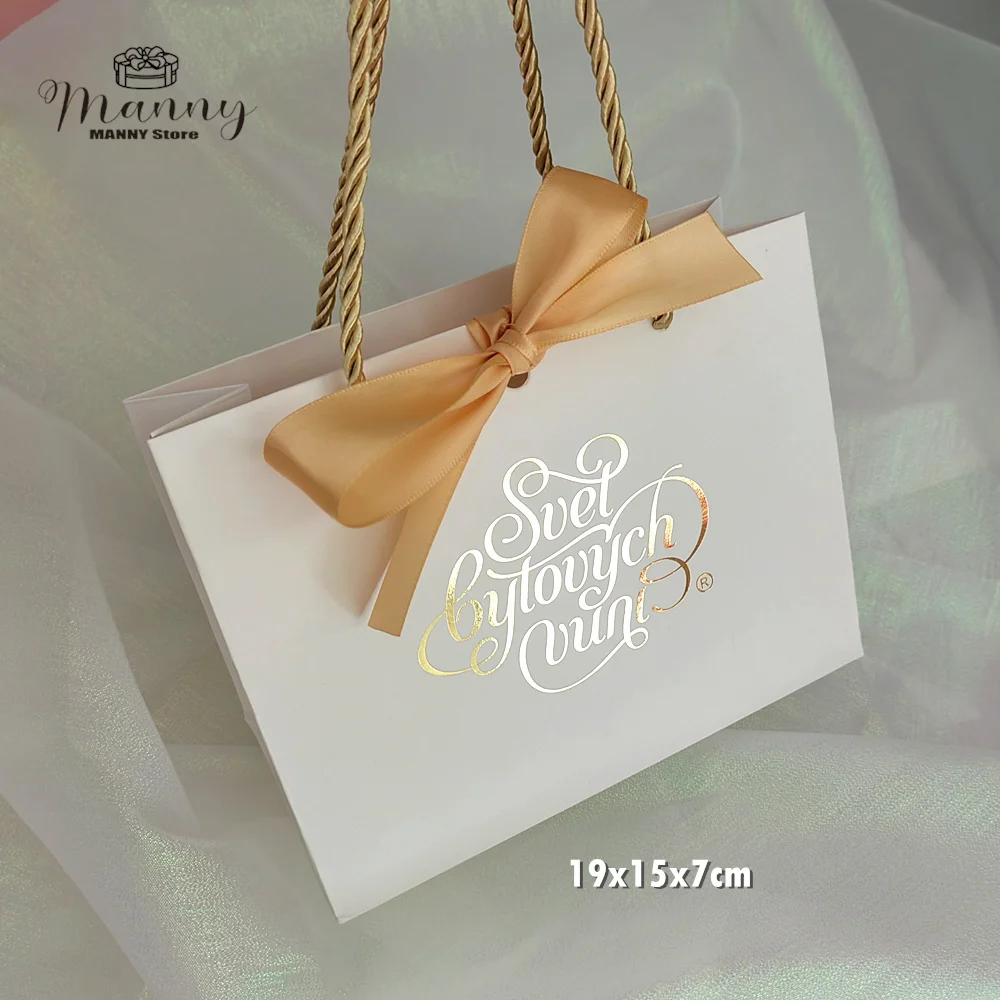 Imagem -04 - Compras Kraft Bolsa com Alças para Embalagem de Presente de Roupas Caixa de Presente de Papel Bolsas de Casamento Logotipo Personalizado 100150