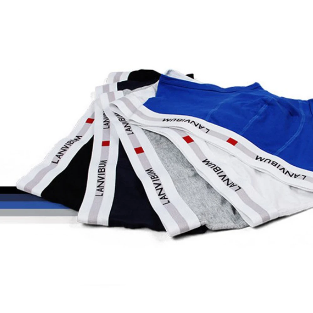 Mens Boxer Shorts Cotton Breathable Boxer Briefs Sexy Accessories Hot Bikini Trunks Oversized Underwear Gay Underpants Calcinha