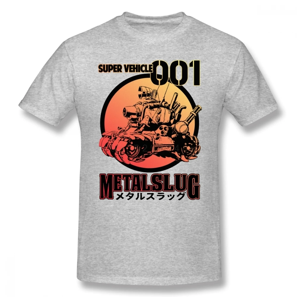 Metal Slug T Shirt  Vehicle T-Shirt Fashion Graphic Tee Shirt 100% Cotton Man 3xl Short-Sleeve Funny Tshirt