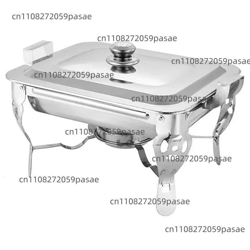 Wholesale Rectangle Stainless Steel Fancy Chafing Dish Buffet Set Fuel Heating Food Warmer for Catering & Cheffing Dishes