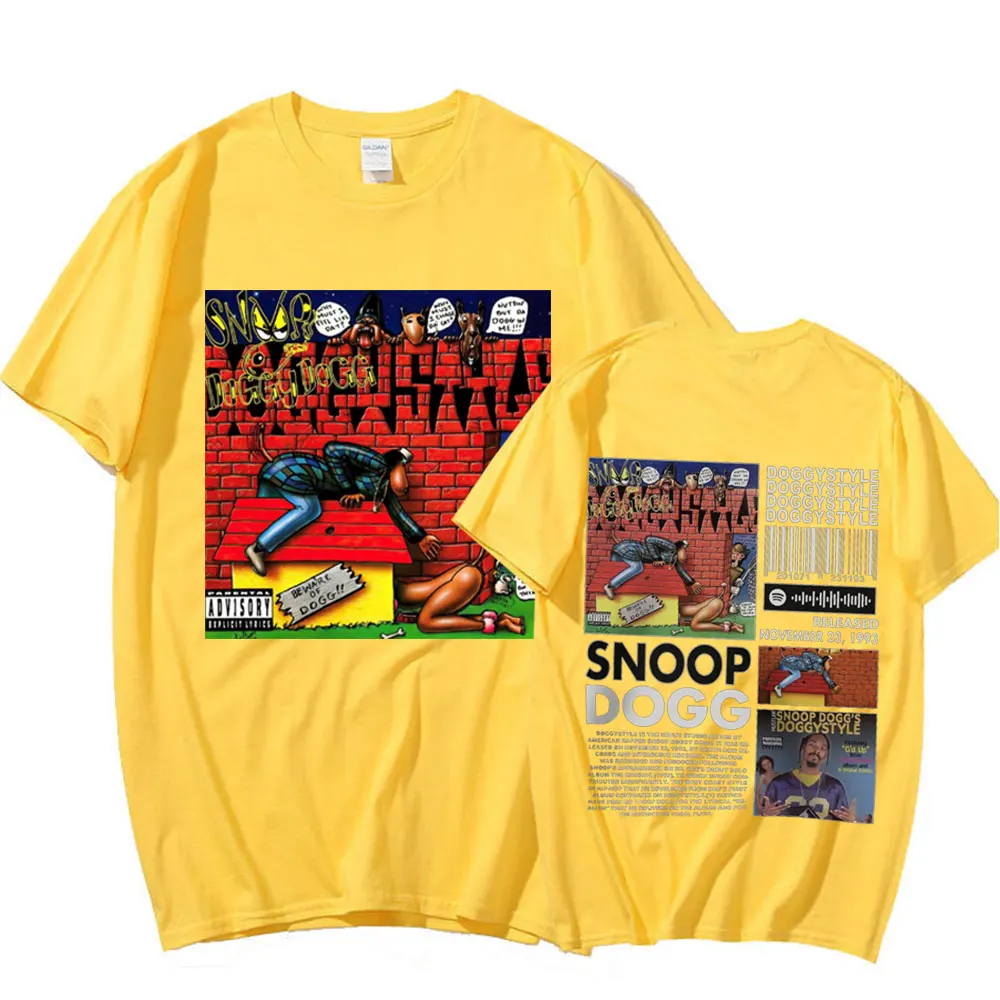 Snoop Dogg T Shirt Doggystyle Album 90s Y2K Merch Vintage Rapper