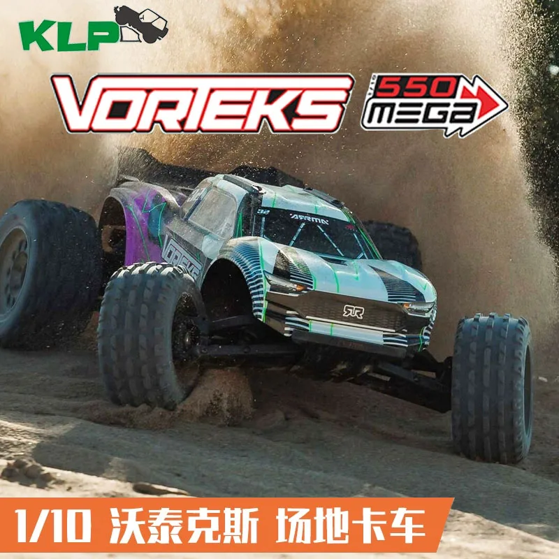 

ARRMA VORTEKS Votex MEGA 2WD 1/10 Scale Remote Control Electric Off-Road Vehicle Field Truck Toy for Ages 14+