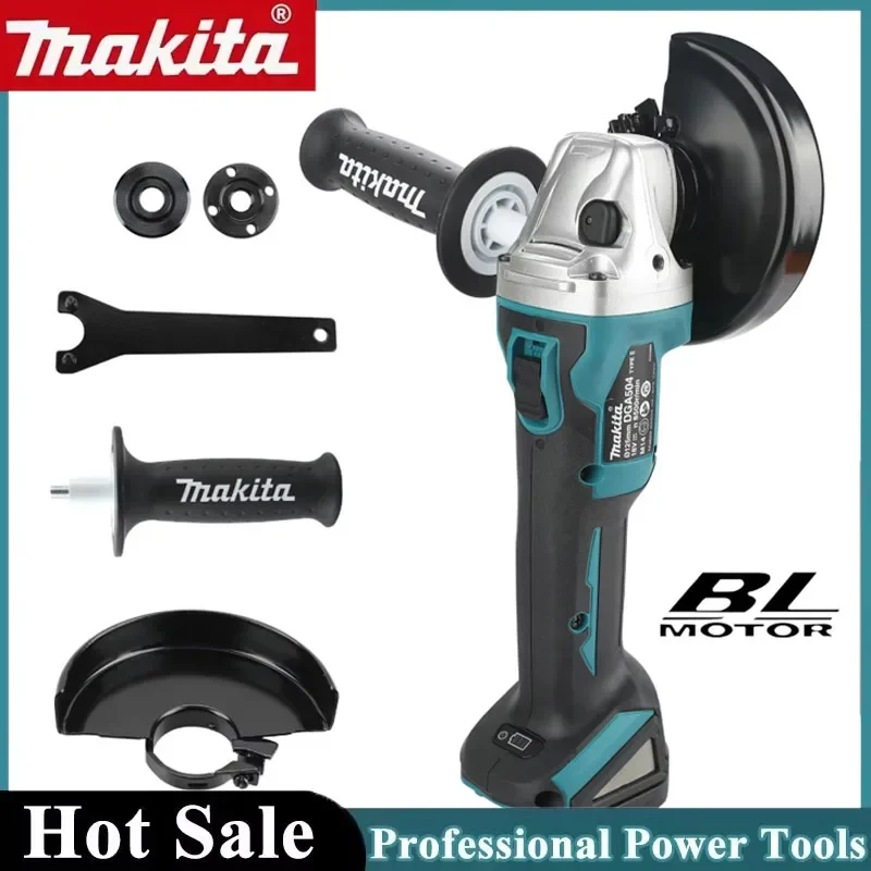 Makita  Angle Machine High Power Grinder Rechargeable Cutting DGA404 125/100mm Brushless Lithium Electric Polishing Machine