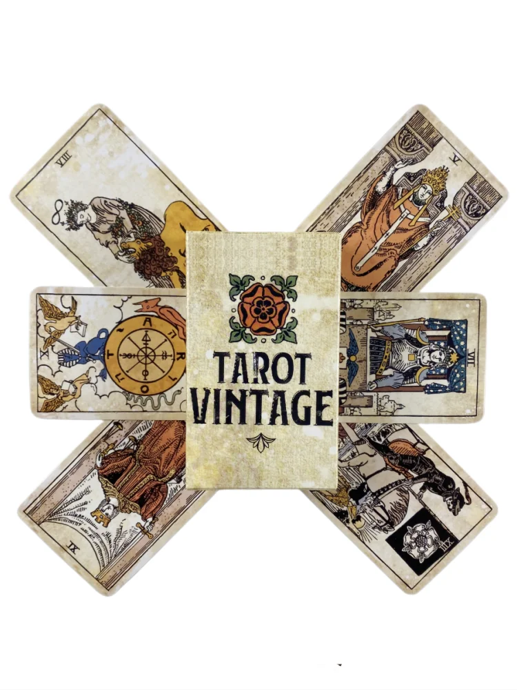 Tarot Vintage Cards A 78 Rider Deck Oracle English Visions Divination Board Spielkarten – Detail 7