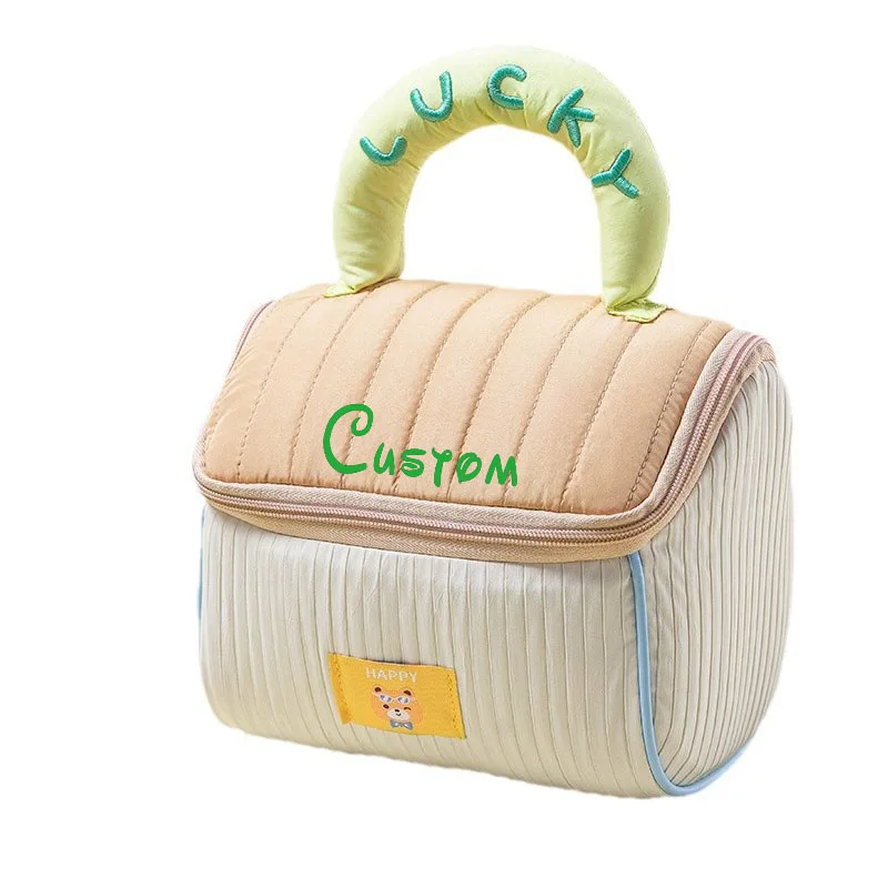 パーソナライズされたギフトバッグカスタム名誕生日ギフトバッグ漫画化粧バッグトイレタリーバッグハウスバッグ韓国スタイル化粧収納袋