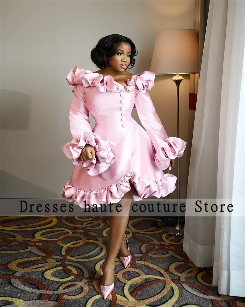 Aso Ebi Pink Short … - image