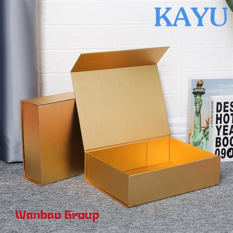 Custom  Custom Logo Luxury Foldable Package Printed Large Gift Black Folding Mailer Magnetic Paper Shipping Packaging Box With R