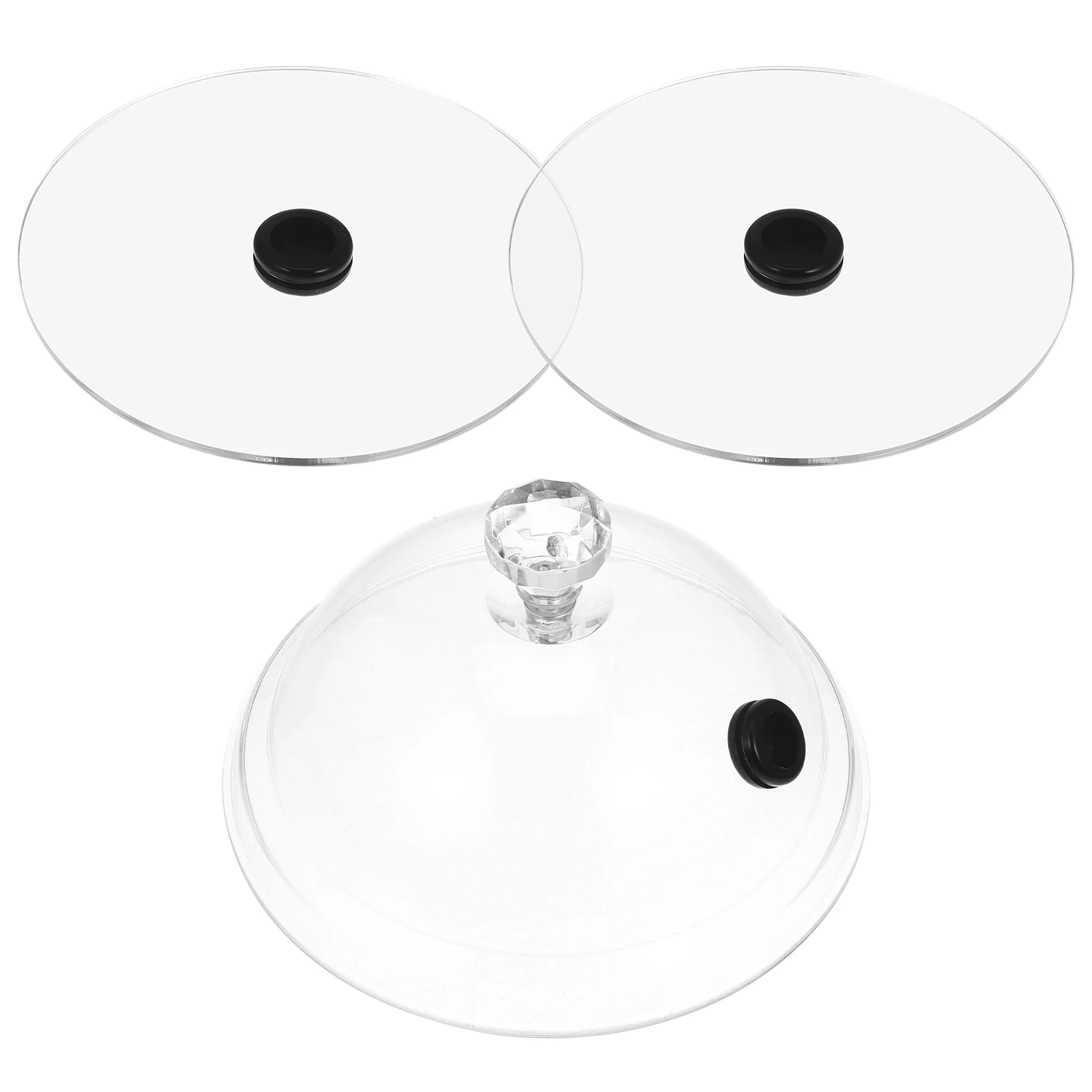 

1 set Cocktail Cloche Smoke Hood Acrylic Smoking Dome Cover for Molecular Cuisine Beverage Whiskey Cocktail Smoky Drinks