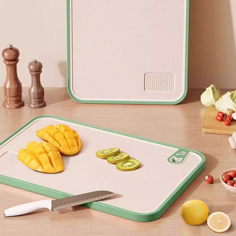 Cutting Board with Trays, Cutting Board Household Kitchen Accessories, Cake Fruit Steak Tray, Household Goods Cutting Board, 1Pc view 5
