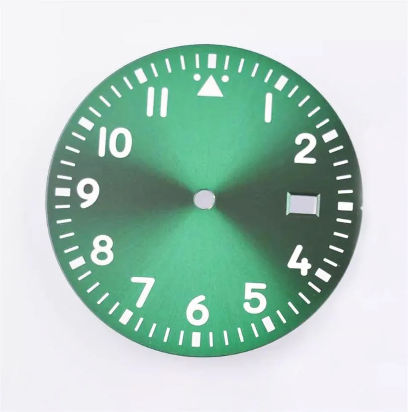 قرص ساعة 33.8 ملم أسود، فضي، أخضر، أزرق مناسب لملحقات ساعة الحركة NH35 NH35A NH36 NH36A