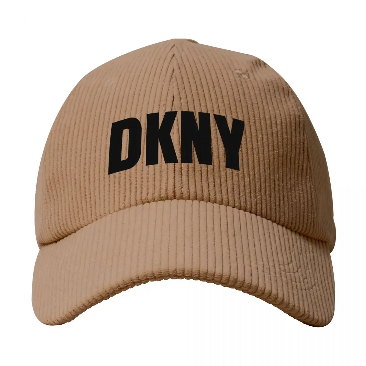 Casual Stylish DKNYs Corduroy Baseball Cap for Men Women Trucker Hat Formal Travel Sun Hats Adjustable Fit