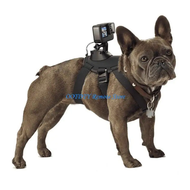 DXAB Dog Harness Mount For Camera Attachment Straps Secures fit Most Size Easy Setups