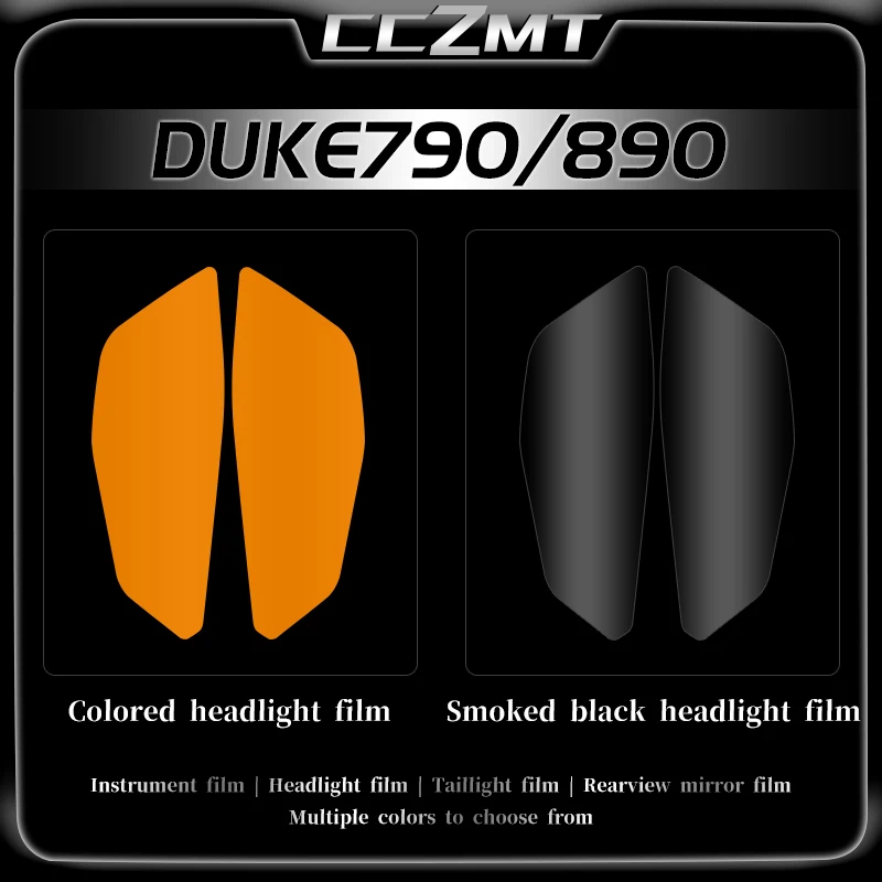 For KTM DUKE790 DUKE890 790 Duke 890 Duke Headlight film dashboard transparent protective film modification accessories