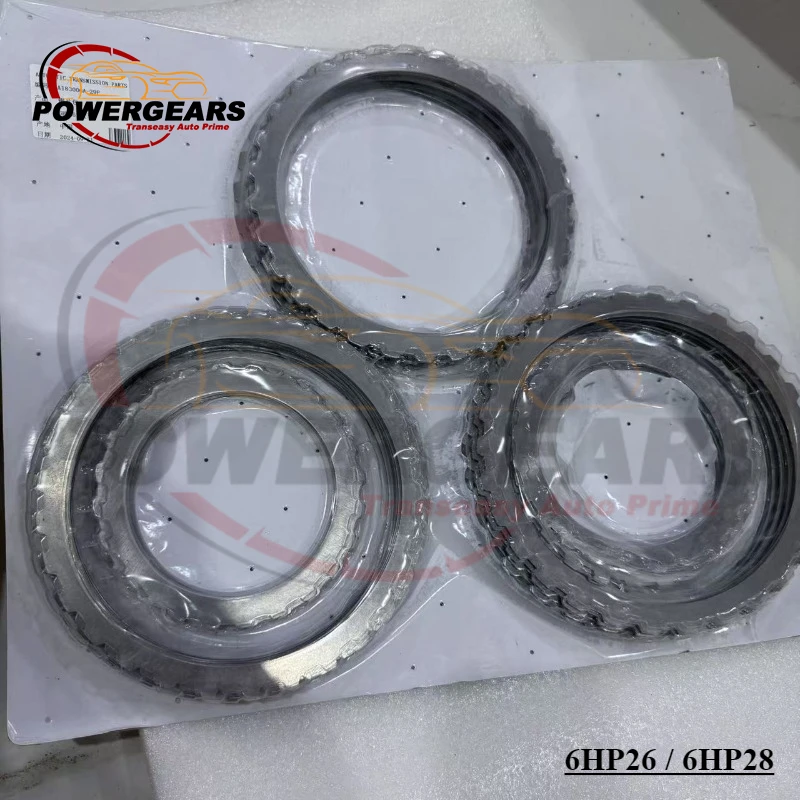 

New 6HP26 / 6HP28 Automatic Transmission Steel Kit Clutch Discs Fits For BMW Audi Land Rover Jaguar Gearbox Rebuild Kit