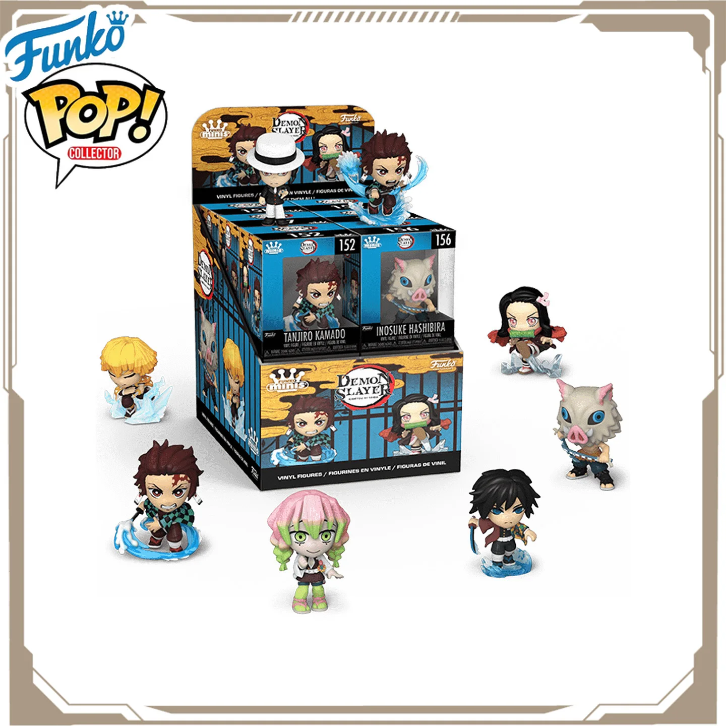 

Funko POP Original Demon Slayer Anime Figure Tanjiro Nezuko Action Figure Toys for Boys Girls Kids Gift Model Ornaments