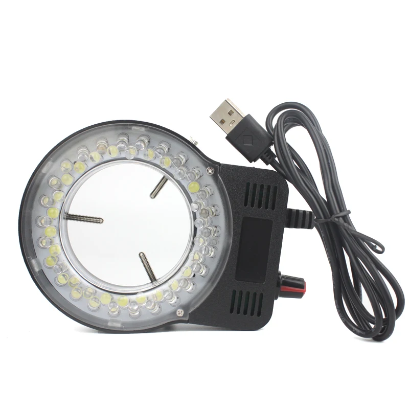 USB LED Ring Light Illuminator Lamp Industry Monocular Binocular Trinocular Stereo Video Microscope Lens Camera Magnifier