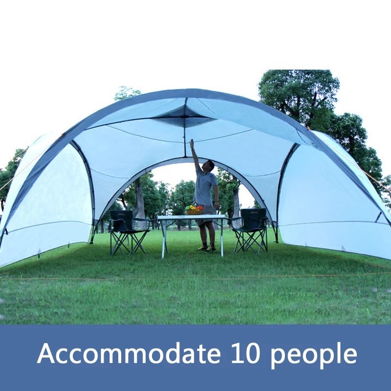 

Quality 10 People Sunshade Tent Waterproof UV Isolation Beach Sun Shelter Outdoor Camping Activity Pergola Canopy Awning HT9100