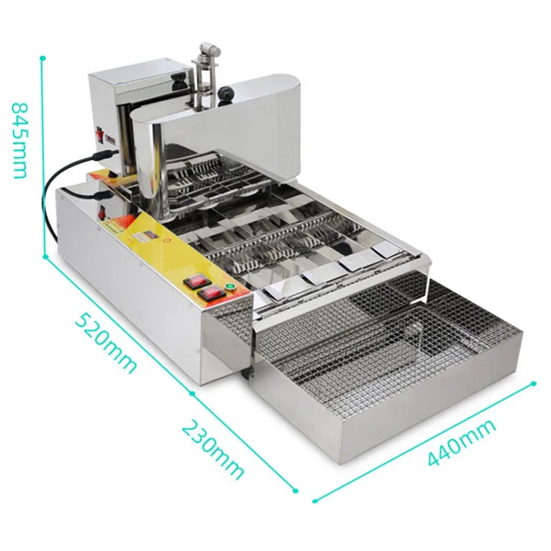 

Commercial donut Fully automatic donut Frying Four-row mini donut Gas/electric
