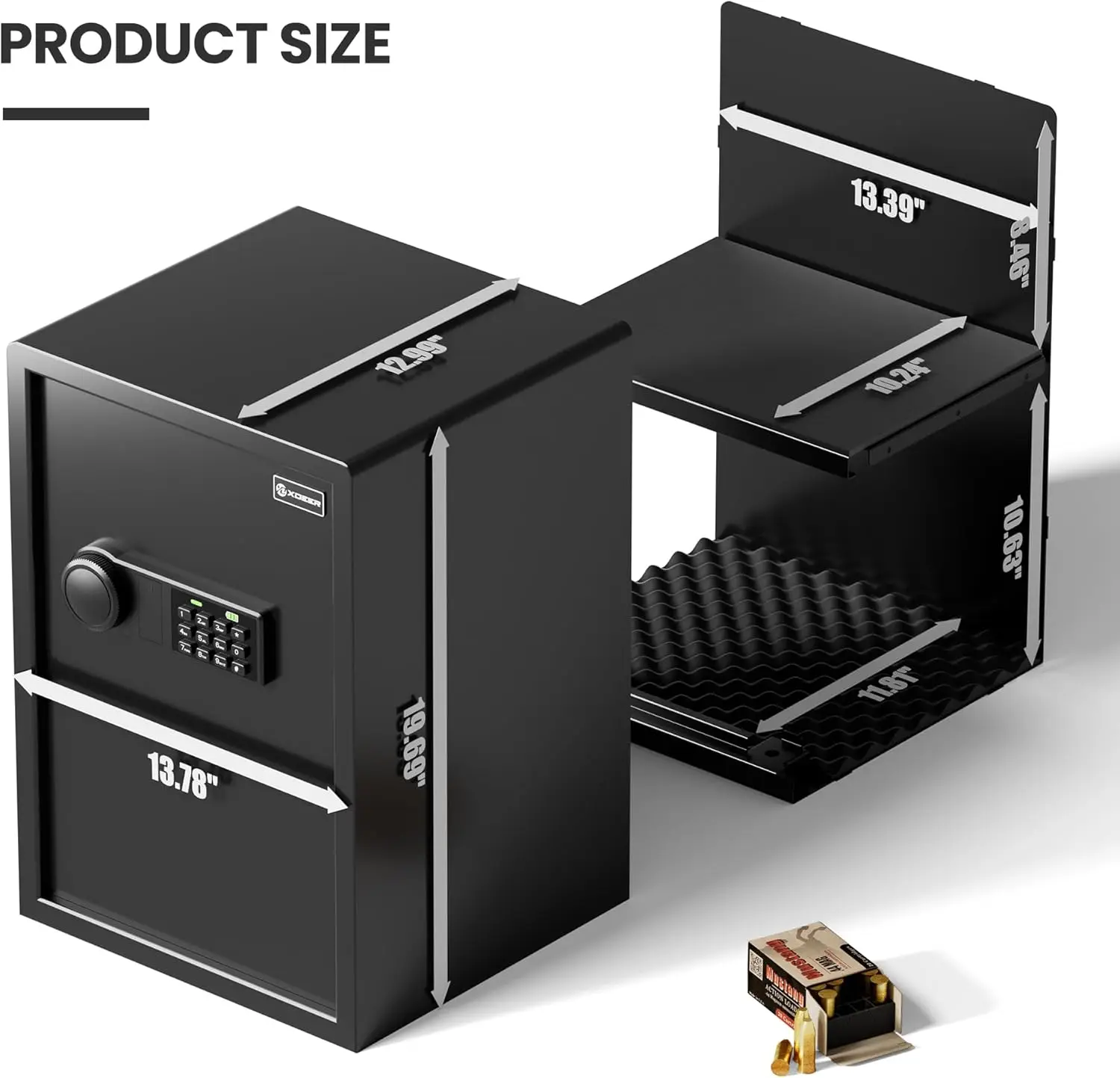 Schranktresor (2,04 Cu.Ft【KEINE FPR】)