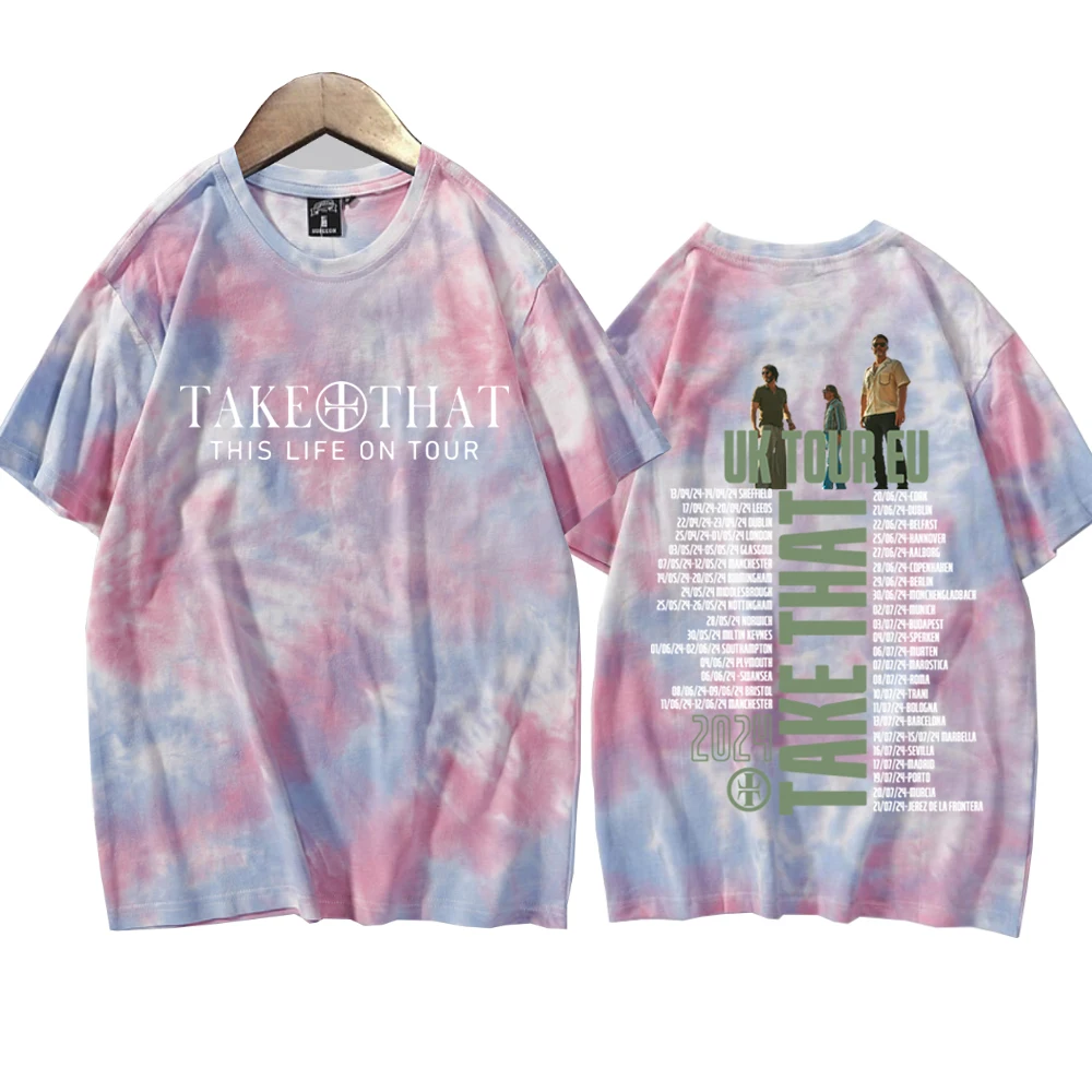 Take That Tie Dyed Tshirt Take That Tour 2024 Take That  Shirts This Life Tour Merch Music Tour Shirt