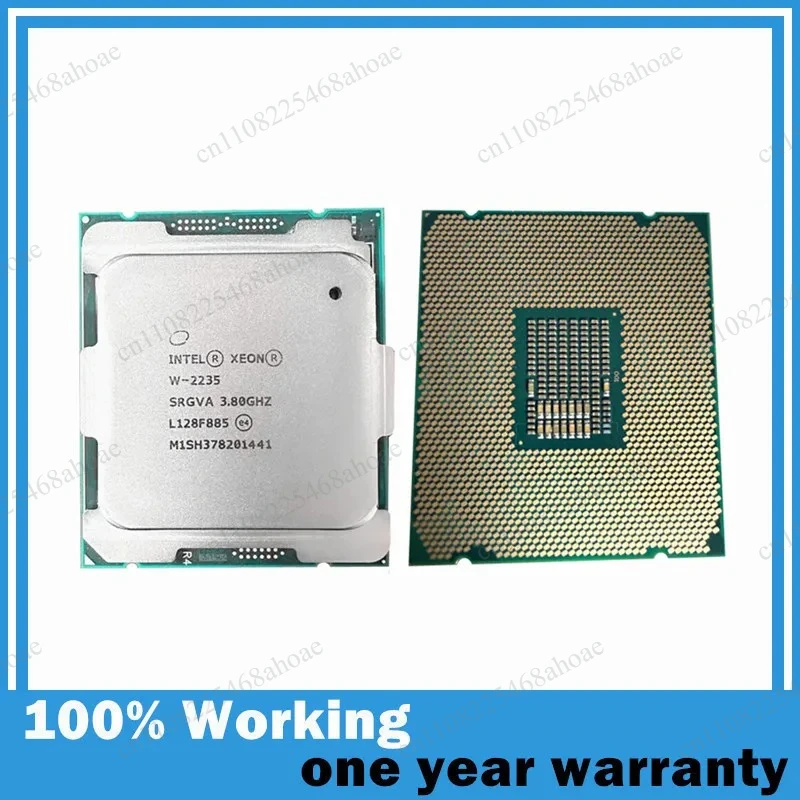 W-2235 Workstation CPU 6-Core 12-Thread 3.8GHz 8.25MB 130W 14nm LGA2066 Processor for X299 C422 Motherboard