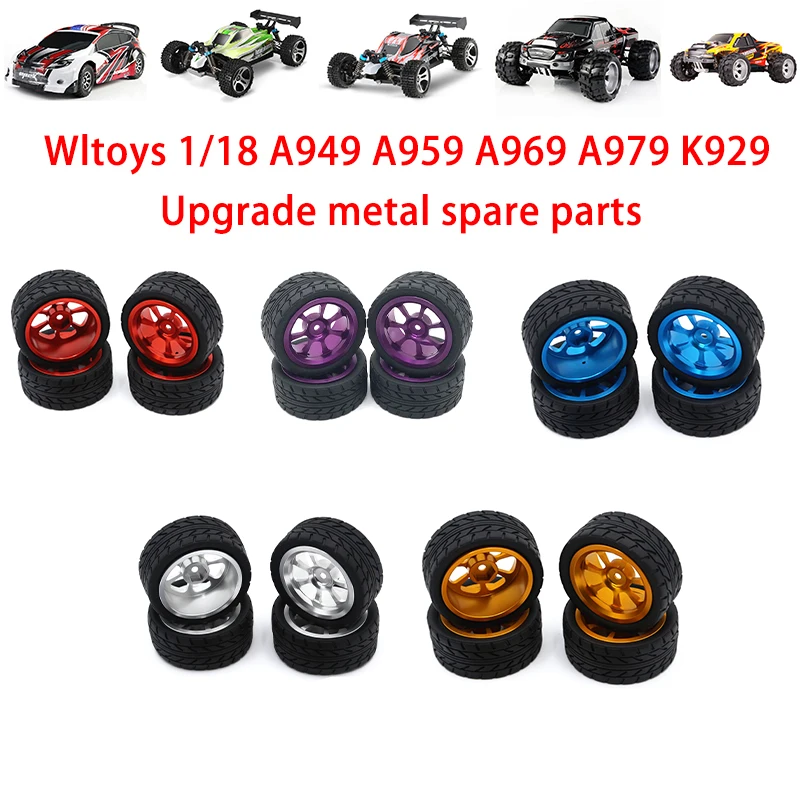 

Wltoys 184011 A949 A959 A969 A979 K929 Remote Control Car Upgraded Metal Wheels