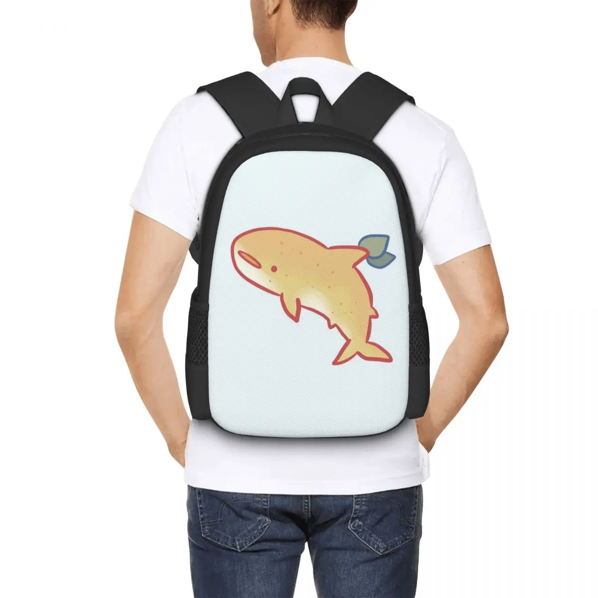 Lemon Shark Backpack Hot Sale Daypack Large Capacity Kids BookBag School Bag Shoulder Bags for Men Women