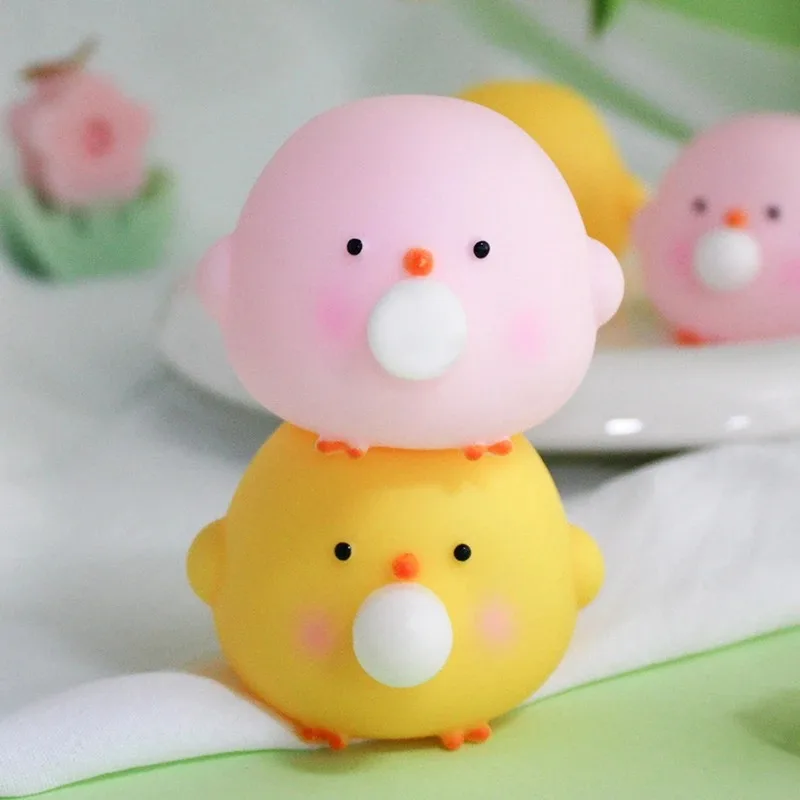 Mainan Fidget Squishy Ayam Lucu Tiup Gelembung, Mainan Penghilang Stres, Mainan Remas untuk Dewasa dan Anak-anak, Hadiah Pesta
