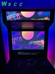 Wisecoco 24 Inch 1920x360 Digital Signage Display Stretch Bar LCD Arcade Machine Display Supermarket Shelf Screen