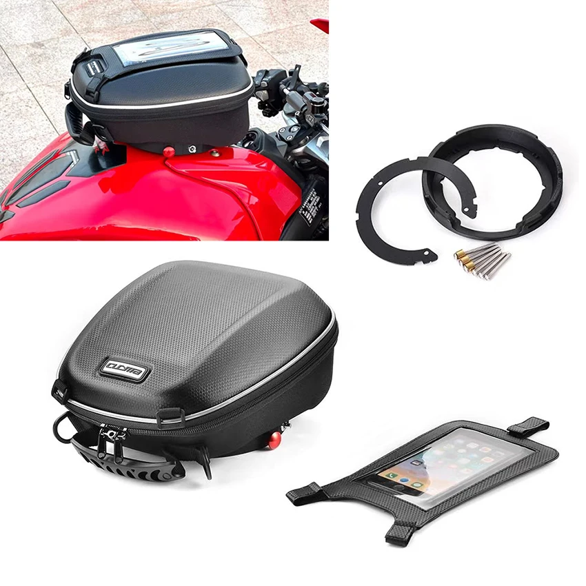 Motorcycle Fuel Tank Bag Quick Lock Storage Box Modified Luggage Bag Top Case For Honda CBR650F CB650F CBR650R