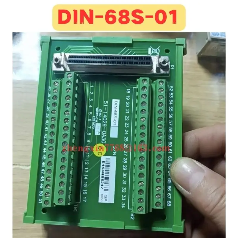 Used Terminal Board DIN-68S-01 DIN 68S 01 Normal Function Tested OK