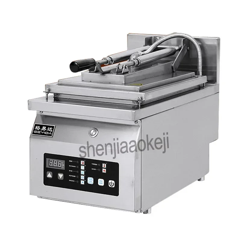 

Настольная электрическая коммерческая сковорода для пельменей, электрическая фритюрница, цифровое компьютерное управление, автоматический термостат, 220 В, 3200 Вт