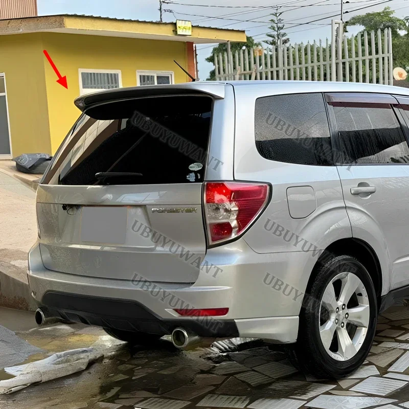 For Subaru Forester 2008 2009 2010 2011 2012 High Quality ABS Car Rear Spoiler Wing Trunk Lip